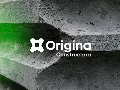 Origina Constructora anagram architecture brand branding construction construction logo constructor logo logotipe peru pretty typography