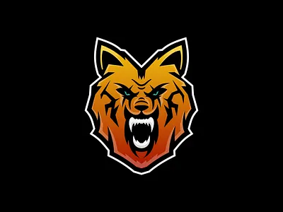 foxfire animal logo design face fire firefox fitnes fox gaming gaming logo gym logo power strong wolf