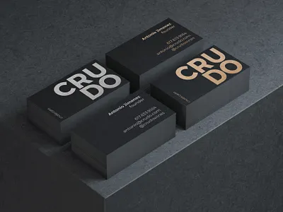 crudo cards graphicdesign identity design logo