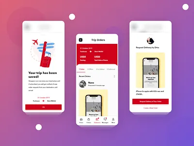 Grabr app Trip UI in progress 2019 trends app app design delivery illustration minimal offer order request trip trip planner ui ui design uidesign ux ux design uxdesign web
