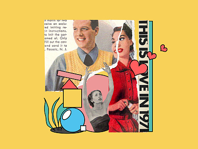 TornLov | Collage art artcollage collage design dribbble illustration illustrator minimal nature photoshop