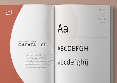 Gafata - CA identity layout typography