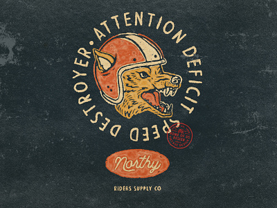 The Destroyer apparel branding clothing design illustration tees design wolf