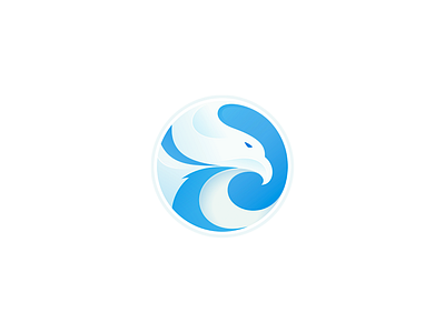 Logo：Eagle brand branding logo ui