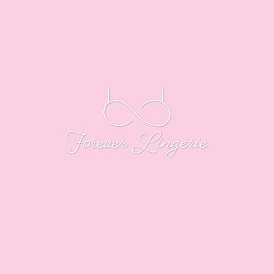 logo concept design illustration infinity logo logo design pink