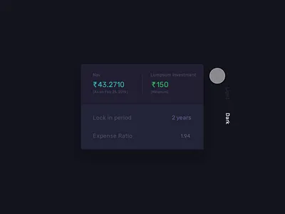 Finance Card Theme app clean concept dark and light mode finance interaction interface minimal mobile simple ui ux