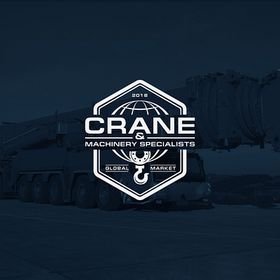 Crane logo design identity design logo vector
