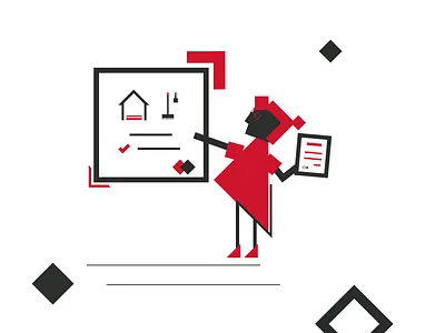 Teacher in class illustration adobe illustrator brand character design design flat illustration geometric graphic illustration modern teaching web illustration