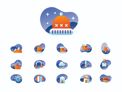 Winter Icons christmas freepik icons vector winter winter icons