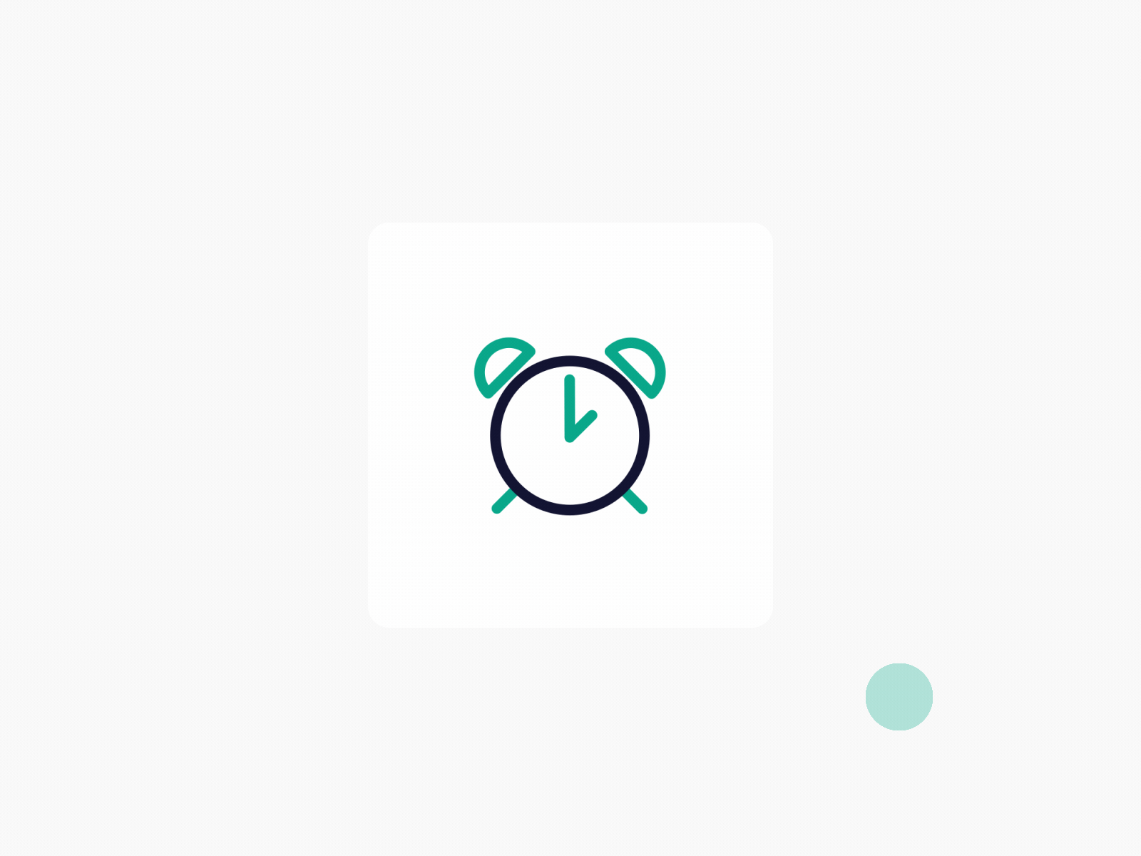 Alarm Clock Animated Icon 2d animation alarm alarm clock animated icon animation bodymovin clock icon icon set interactive lottie microinteraction microinteractions snooze svg animation time ui ux