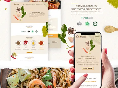 🍽 Bell Foods - YES WEB DESIGN STUDIO 😋 design ui web web design webdesignagency webdesignagencyinbangkok webdesignbangkok webdesignbkk website yeswebdesignstudio