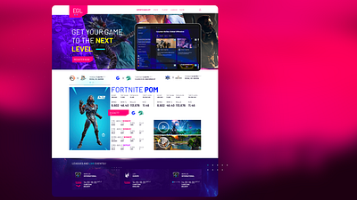 Egames Platform WIP egames esports fortnite newsfeed sports website design