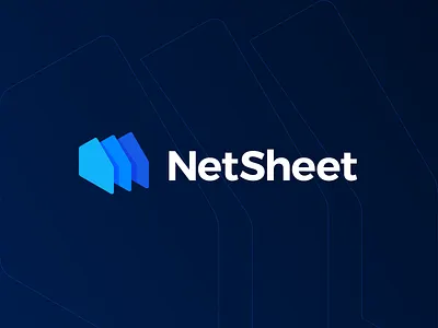 NetSheet Logo Proposal brand identity branding brand identity branding graphic building colorful city town communication social connection team together power flat 2d geometric homes houses icon symbol app modern logo design move moving flat property real estate residence sell buyer estimates symbol mark design
