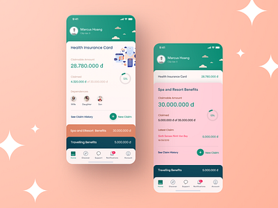 Employee Benefits Platform app design ho chi minh hochiminh illustration landing page ui ui design ux vietnam