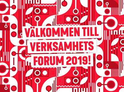 Verksamhetsforum 2019. abstract behance clean clean design clean ui creative design dribbble graphic design identity illustration illustrator minimal pattern pattern a day patterns poster stockholm sweden ux