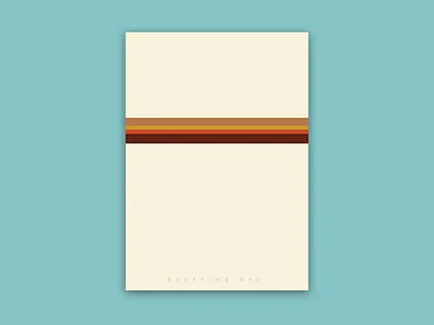 Breaking Bad Poster Minimal breakingbad graphic illustration minimal poster typography vector