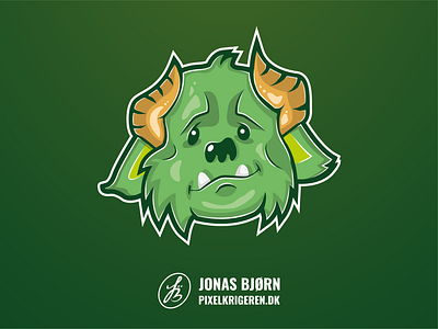 Troll cartoon green illustration monster troll