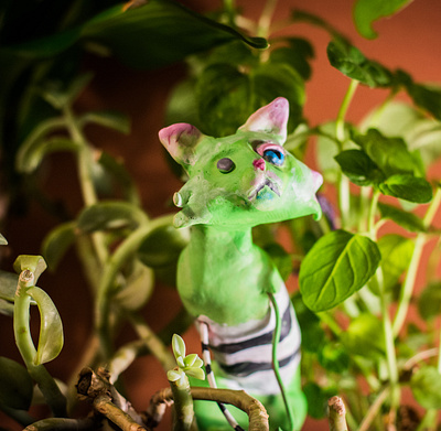 Baba Yaga's pet character design childrens illustration illustration sci fi sculpture stopmotion