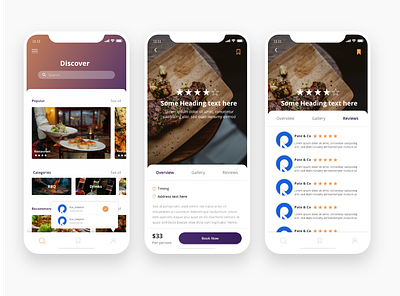 Nohalt app design ui