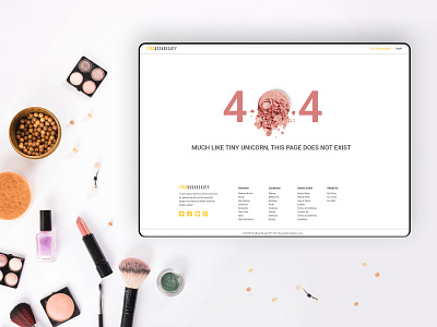 404 Error Page 404 error 404 error page 404page beauty beauty app branding clean custom web design design landing page marketplace app ui ux web website