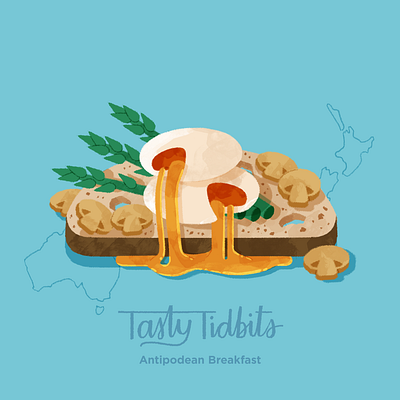 Orientation Exercise: Tasty Tidbits homework illustration schoolofmotion