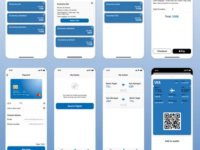 Flight app UIA concept design design flight app minimalistic mobile app mobile app design redesign sketchapp ui ux