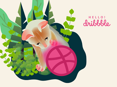 Dribbble first short artwork graphic design illustraion