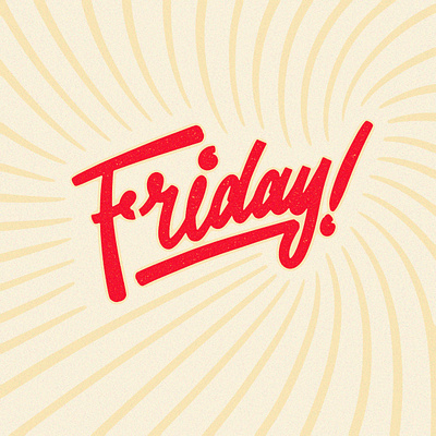 Friday brush friday hand drawn hand lettering handlettering lettering lettering art script type typogaphy