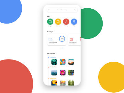 File manager app ui ui ux ui app