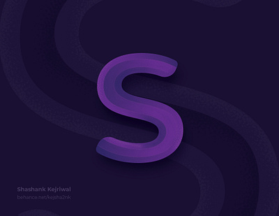 Letter S logo paper fold adobe illustrator icon logo vector