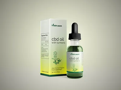 CBD oil packaging 2020 branding cbd creative design graphicdesign green hemp hemp oil leaf oil organic organic food packaging design turmeric