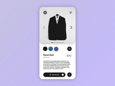 E-commerce Shop Item add to cart cart cost dailyui dailyui 012 ecommerce ecommerce app shopping cart suit