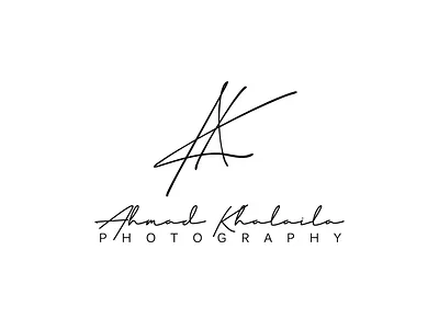 Signature Logo Design for Photographer dribbble designer dribbble player event photography graphic design graphic designer logo designer logo designing modern logo photographer logo photography professional logo shot wedding photography
