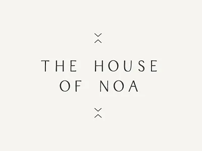 The House of Noa – Honor Creative branding design identity logo