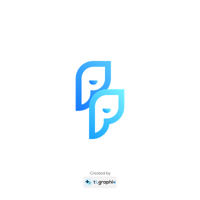 "PP" Logo Concept branding design graphic design lettermark logo logo design logomark minimal people people illustration