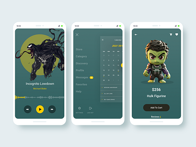 Mobile App Design android app apple design avengers clean colors design endgame exploration gradient hello dribbble illustration interaction interactions invision ios mobile app sarvottam ui uiux