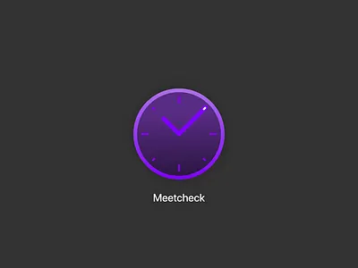 Daily UI #005 app icon check clock dailyui 005 gradient icon minimal