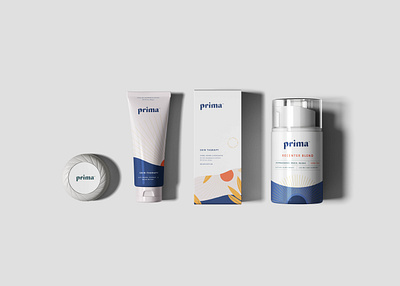 Prima - Packaging branding identity illustration packaging