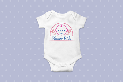 Baby Apparel Brand Logo baby brand branding design graphic design logo logo design logodesign mock up vector