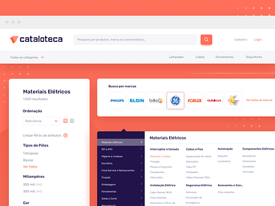 Marketplace Cataloteca app design figma flat flat design icon illustration logo marketplace sketch space ui web website