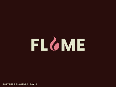 Logo Challenge 10 - Fire branding dailylogochallenge design fire illustration logo vector