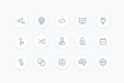 Platform Icons concepts icon set