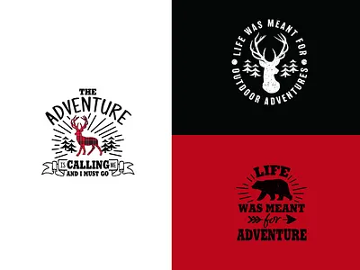 Adventure T-shirt Graphics adventure adventure is calling arrow bear deer nature outdoors silhouette t shirt t shirt design t shirt graphics tyopgraphy woods