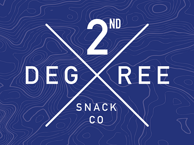 2nd Degree Snack Identity branding branding and identity branding design cartography hipster identity identity design logo maps snacks x