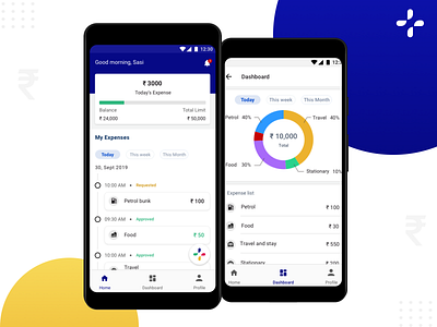 Spese app androidapp androidappdevelopment app dashboard design expense illustration materaildesign material ui materialui minimal mobileapp sketch ui ux vector