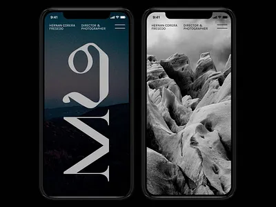 Hernan Corera Site argentina branding buenos aires design identity illustration los caballos typography ui ux website design