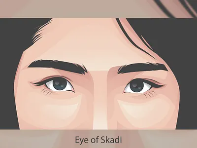 skadi art character creative design illustration illustrator portrait vector vexel work