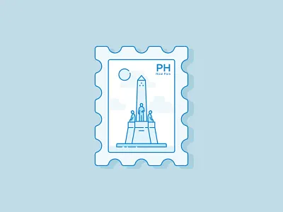 Rizal Park Postage Stamp 🇵🇭 art artwork creative flat design graphic art graphic design graphics illustration line art manila philippines postage postage stamp rizal park stamp sticker sticker design vector vector art vector illustration