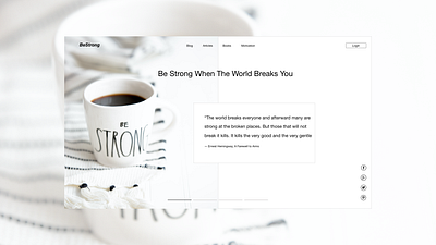 bestrong design ui web