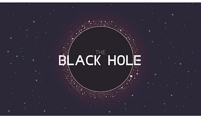 Black hole Illustration black blackhole galaxy hole illustration illustrator planets poster space starts